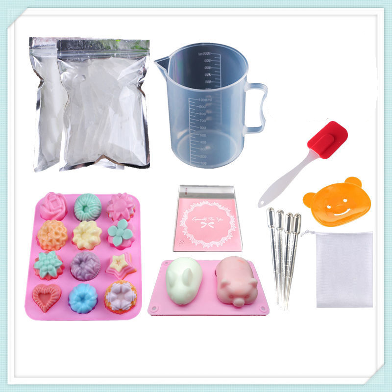 Soap Making Starter Kit - 다기능 DIY 수제 비누 재료 팩