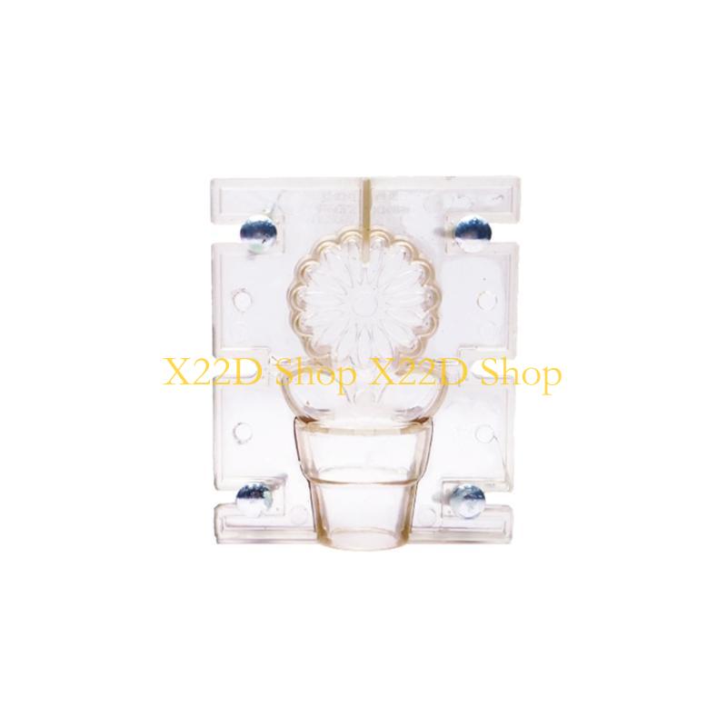 Soap Making Pot - X22D 꽃 촛불 금형 플라스틱 비누