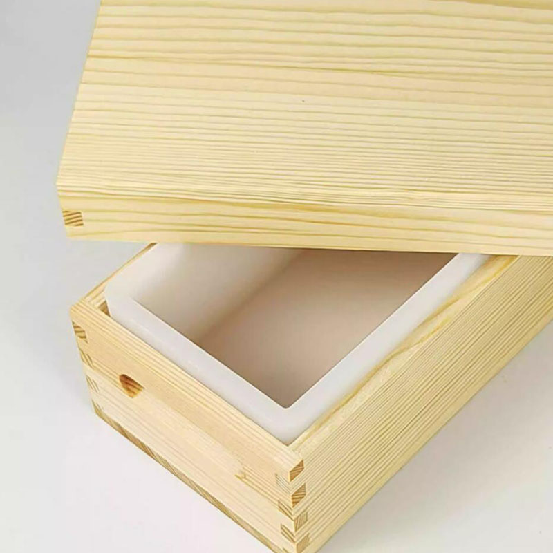 Soap Making Process - 천연 나무 프레임 비누 몰드, 1300G