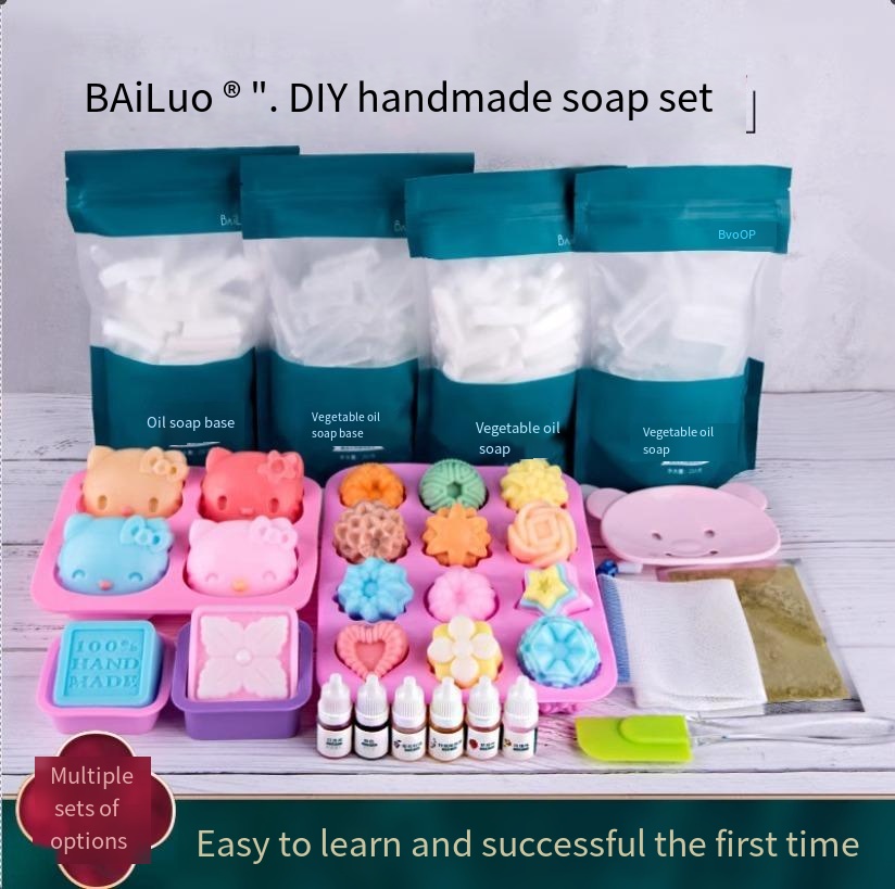 Soap Making Starter Kit - 수제 비누 DIY 재료 팩 홈