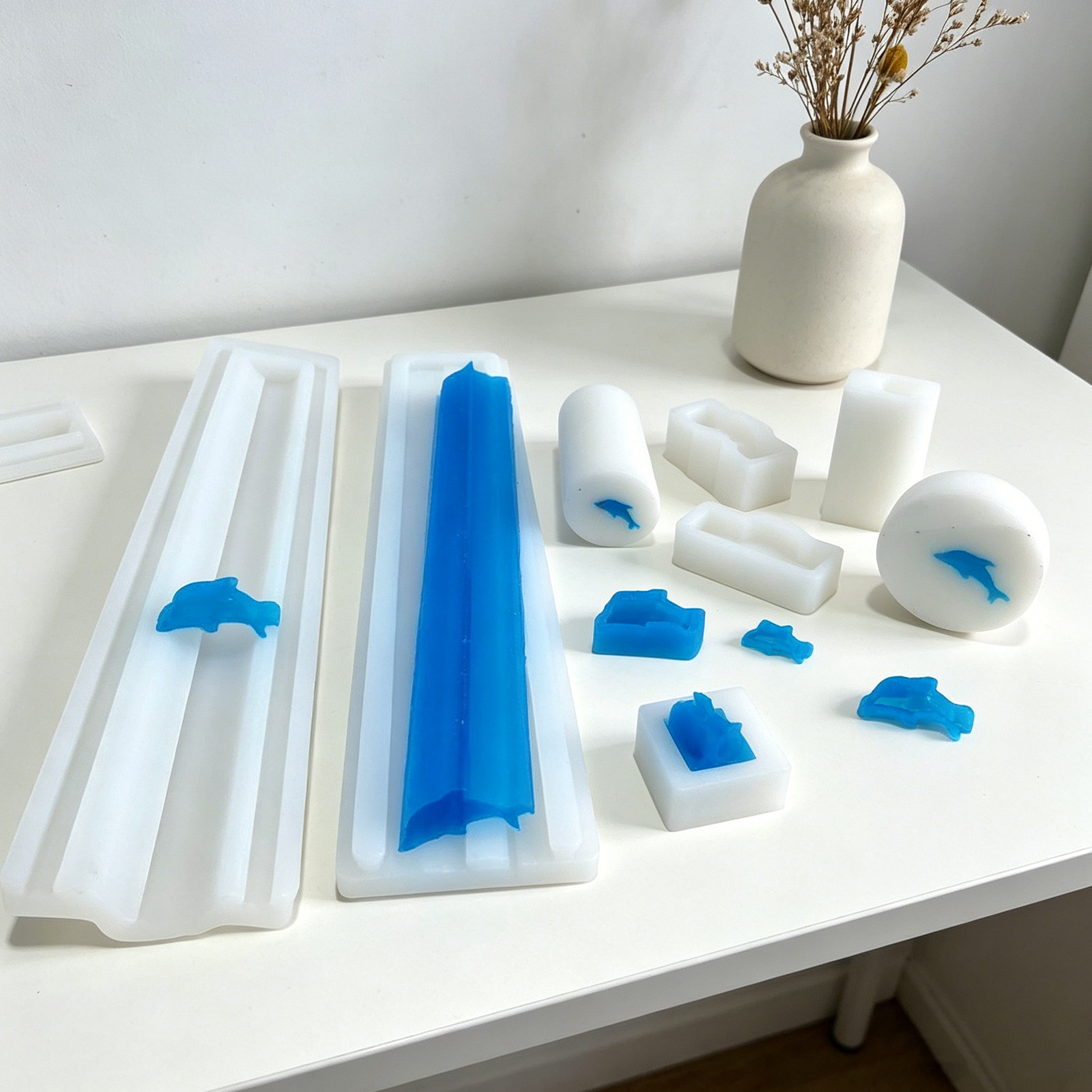1세트 롱 튜브 실리콘 기둥 몰드, 공예용 비누 제작용 - Soap Making Process 리뷰 및 가격