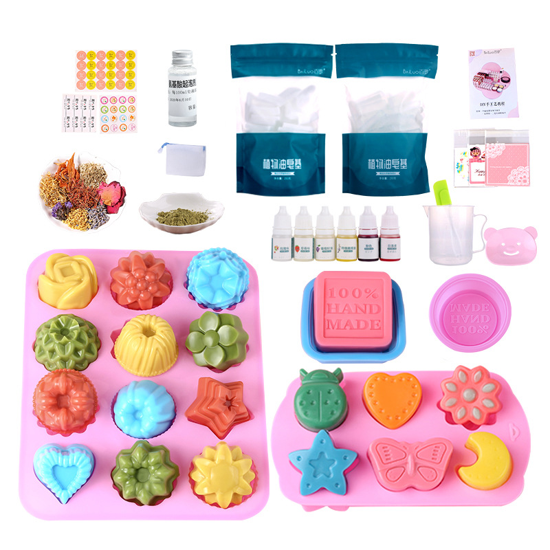 DIY 재료 팩 홈 메이드 모유 향기 비누 금형 만들기 - Soap Making Starter Kit 리뷰 및 가격