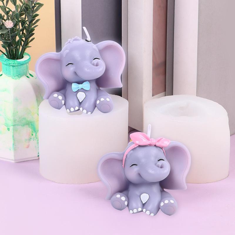 귀여운 3D 코끼리 실리콘 캔들 몰드, 쉽게 분리되는  - Soap Making Handmade 리뷰 및 가격