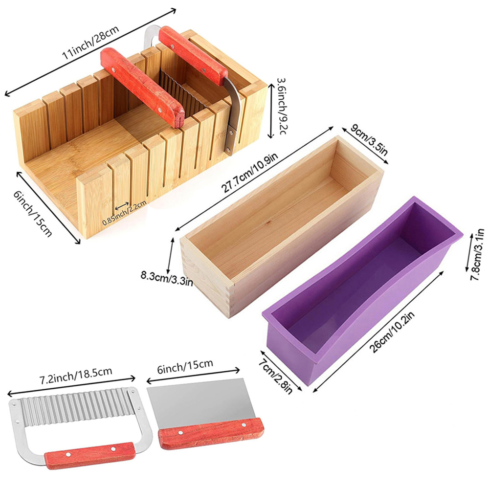 DIY 수제 비누 만들기 키트 대나무 절단 상자 및 실 - Soap Making Kit For Beginners 리뷰 및 가격