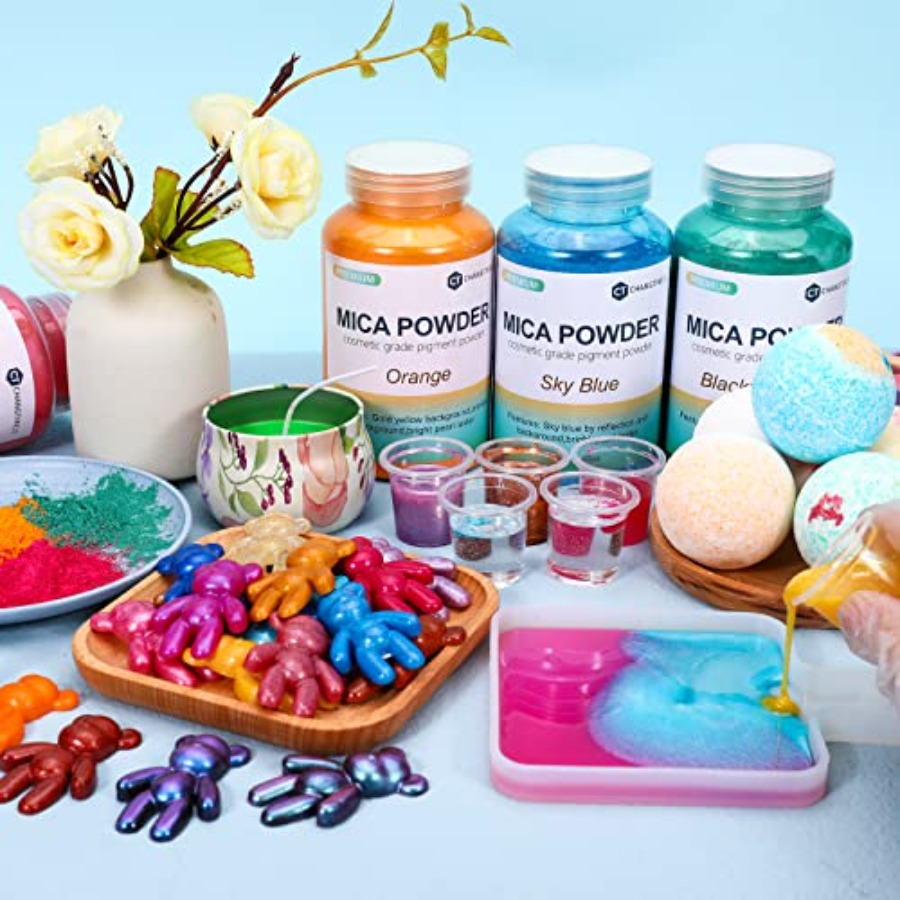 마이카 파우더, 200g/7.05oz 대용량 용기, 에 - Soap Making Jar 리뷰 및 가격