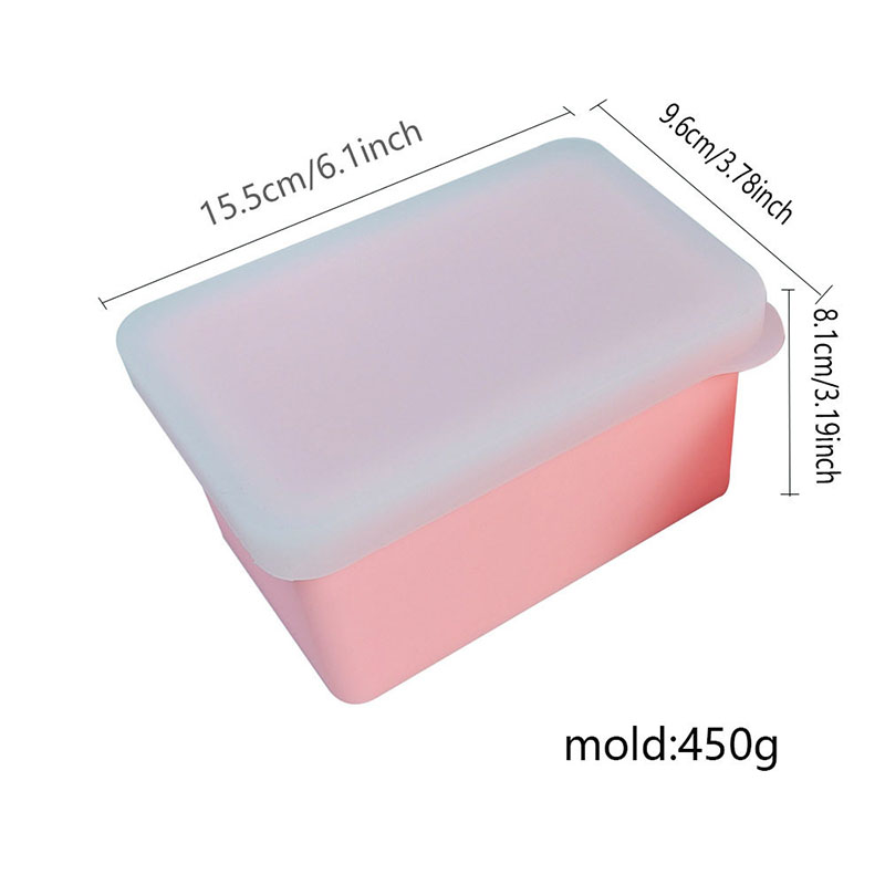 실리콘 뚜껑형 로프 몰드, 직사각형 콜드 프로세스 비누 - Soap Making Process 리뷰 및 가격