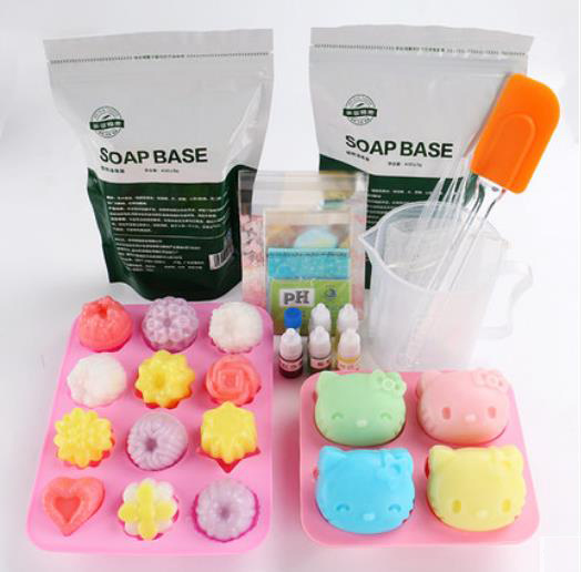 건강 식품 등급 부드러운 실리콘 수제 비누 금형, DI - Soap Making Starter Kit 리뷰 및 가격