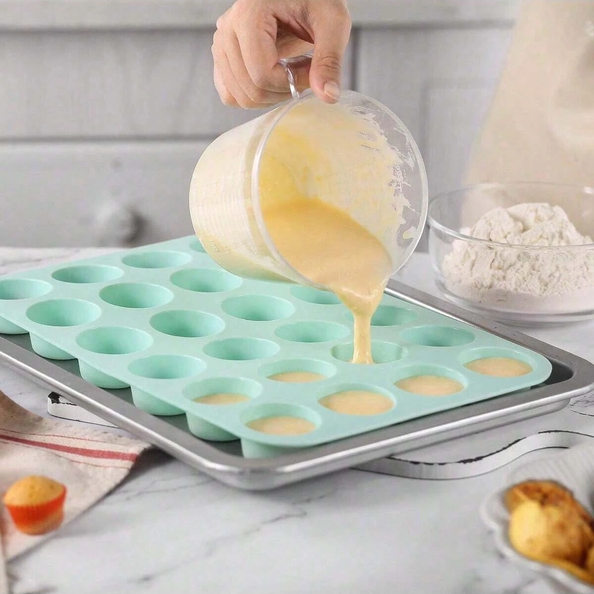 24 홀 케이크 금형 실리콘 비누 쿠키 컵케익 Bake - Soap Making Jar 리뷰 및 가격