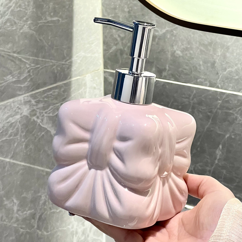 귀여운 리본 모양 세라믹 병, 리본 모양 액체 비누 디 - Soap Making Jar 리뷰 및 가격