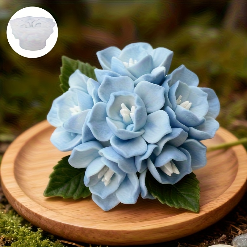1개의 수국 양초 실리콘 몰드, 양초, 비누, 레진 공 - Soap Making Handmade 리뷰 및 가격