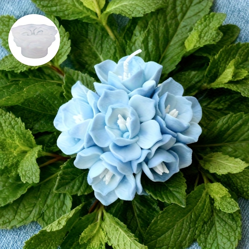 1개의 수국 양초 실리콘 몰드, 양초, 비누, 레진 공 - Soap Making Handmade 리뷰 및 가격