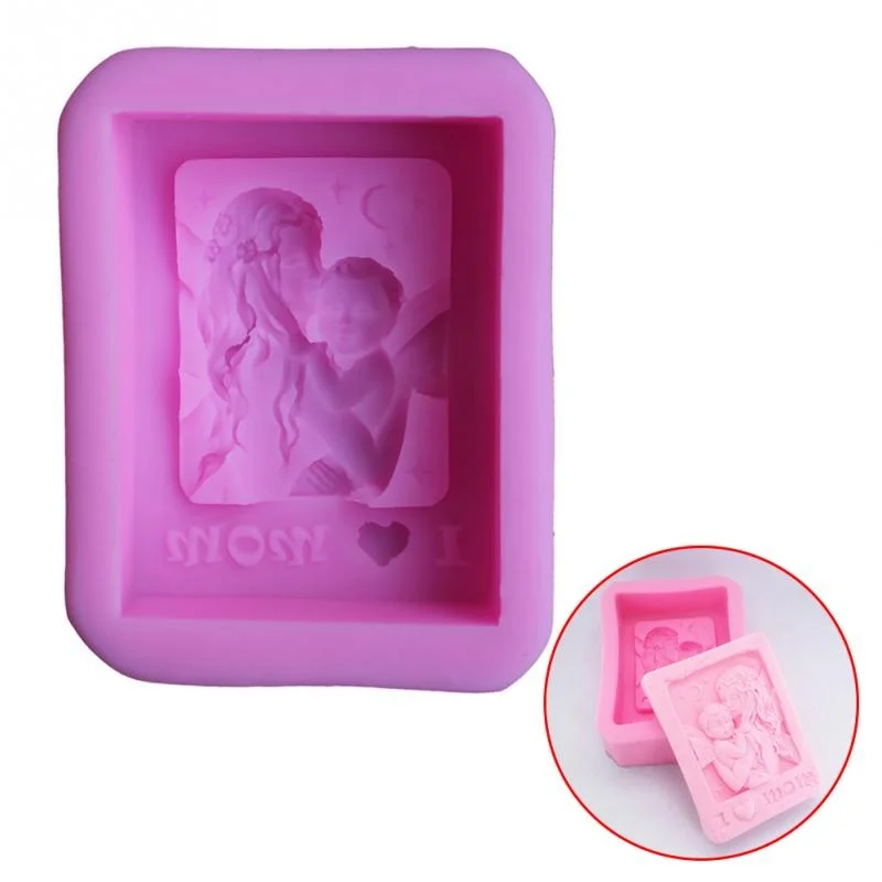 엄마를 안고 아기 사랑 엄마 공예, 실리콘 비누 몰드  - Soap Making Lye 리뷰 및 가격