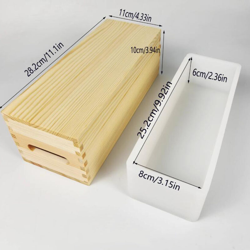 천연 나무 프레임 비누 몰드, 1300G 직사각형 로프 - Soap Making Process 리뷰 및 가격