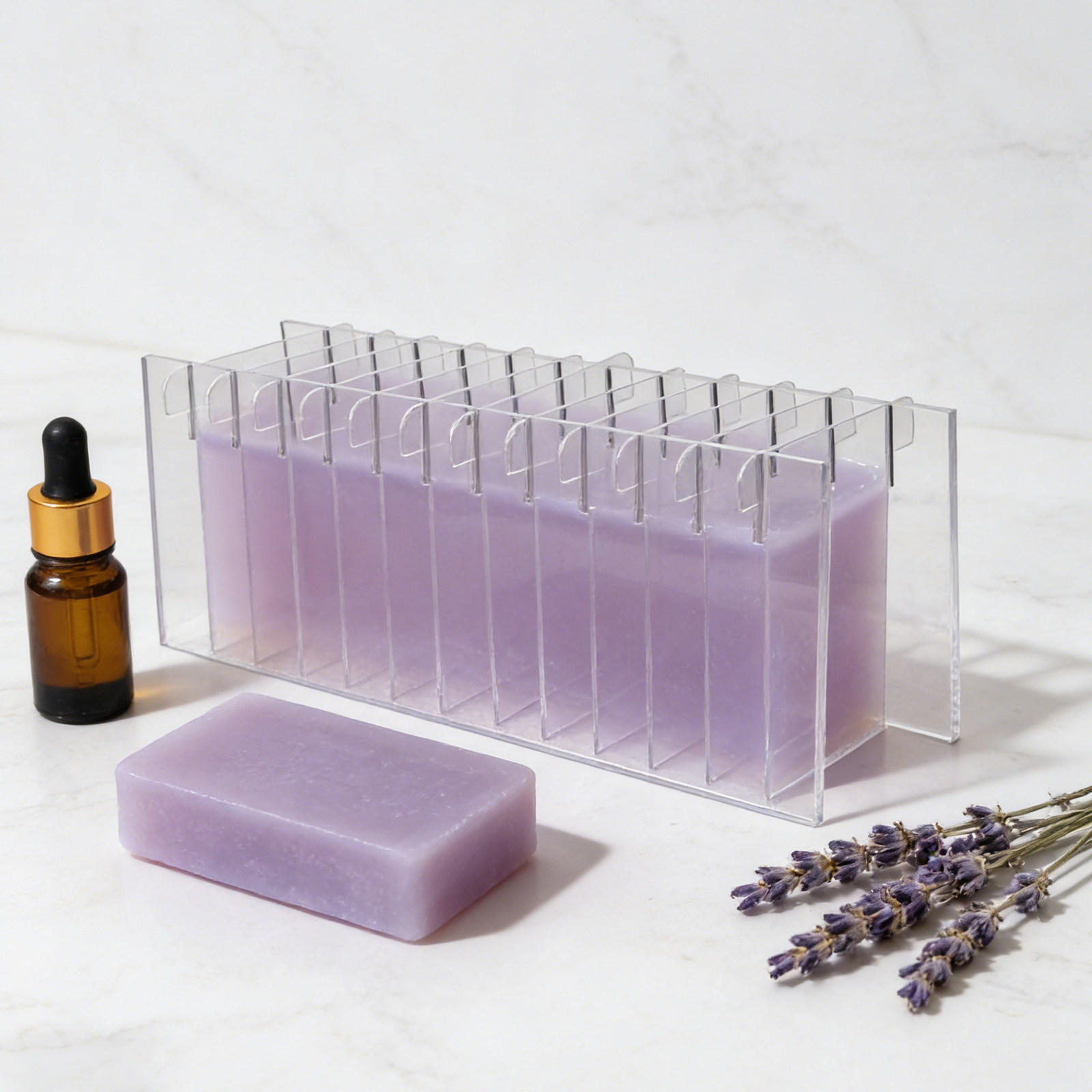 실리콘 몰드용 아크릴 비누 분할판, 콜드 프로세스 멜트 - Soap Making Process 리뷰 및 가격