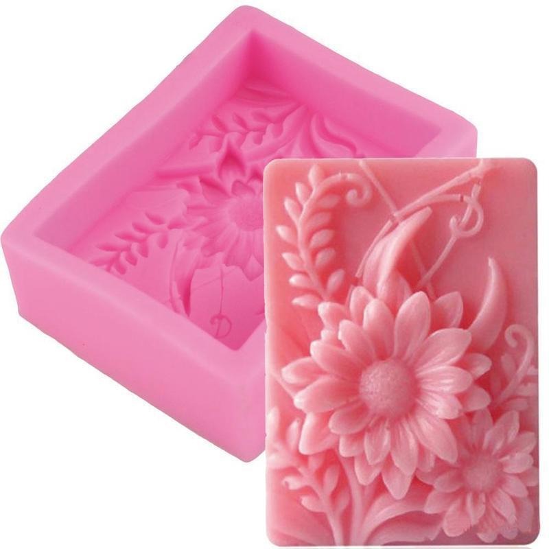 1pc 3D 사각형 장미 꽃 실리콘 비누 몰드 수제 릴 - Soap Making Kit For Beginners 리뷰 및 가격