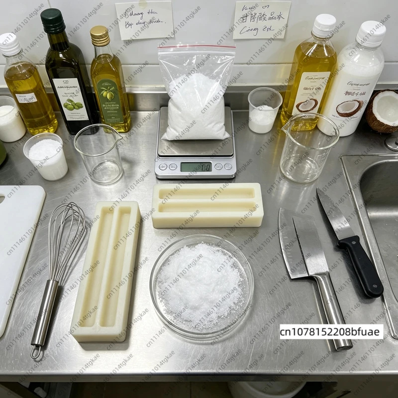 99% 글리콜산 결정 원료, 콜드 프로세스 비누 제조용 - Soap Making Process 리뷰 및 가격