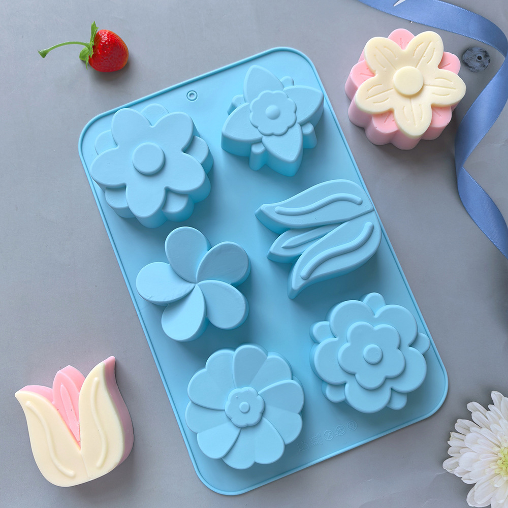 다양한 꽃 모양 실리콘 몰드, 비누 및 양초 제작, 케 - Soap Making Handmade 리뷰 및 가격