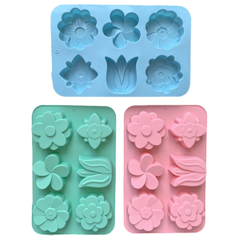 다양한 꽃 모양 실리콘 몰드, 비누 및 양초 제작, 케 - Soap Making Handmade 리뷰 및 가격