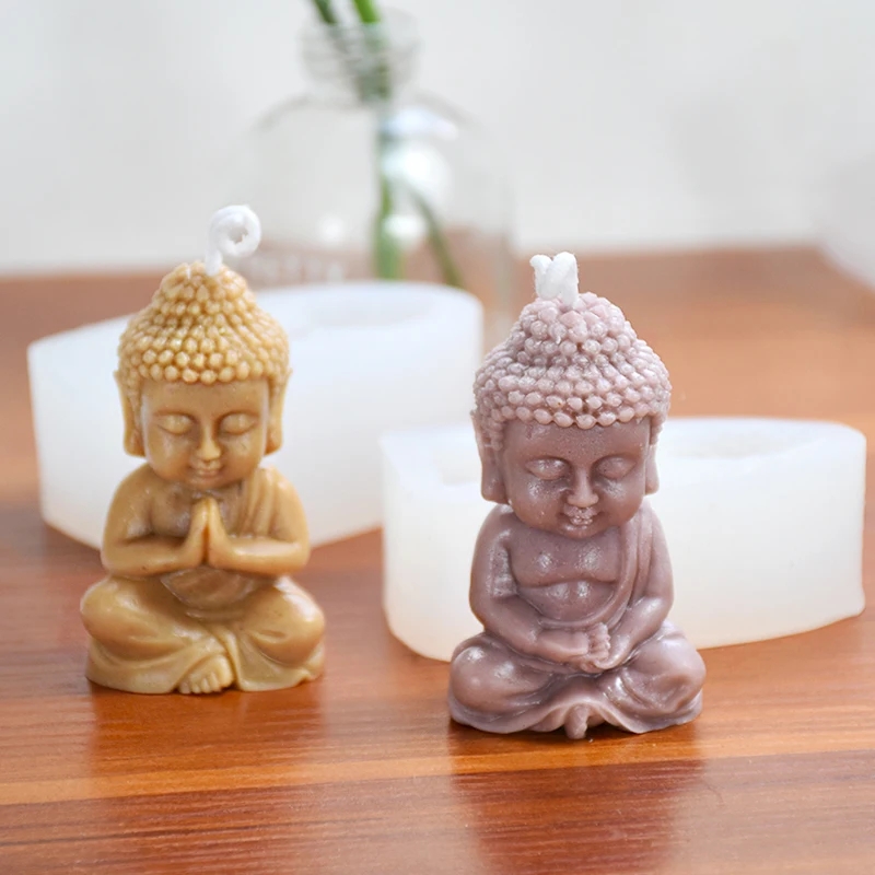 3D 부처님 실리콘 양초 금형 명상 노래 부처님 석고  - Soap Making Process 리뷰 및 가격