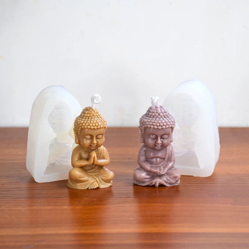 3D 부처님 실리콘 양초 금형 명상 노래 부처님 석고  - Soap Making Process 리뷰 및 가격